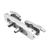 Maxbell Cowbell Mounting Bracket 2 Holes Drum Kit Percussion Instrument Adjustable
