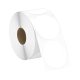 Maxbell Hermals Label Sticker Roll 5cm Adhesive Envelope Seal for Kitchen Wedding white