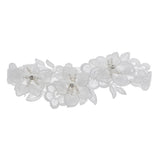 Maxbell Hollow Flower Wedding Bridal Leg Garter with Pearls for Brides Bridesmaid