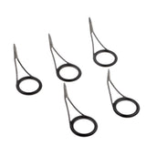 Max 5pcs Fishing Rod Eyes Ceramic Ring Spinning Rod Guides Line Rings Size 30