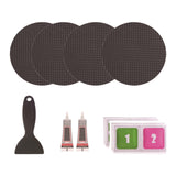 Maxbell Trampoline Patch Kit Replacement Waterproof Big Holes Trampoline Accessories Circle  4 Patches