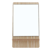 Max Bathroom Shaving Vanity Mirror Standing Wooden Folding Makeup Mirror Large