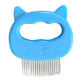 Maxbell Pets Massage Comb Cleaning Brush Tool Cats Medium Dogs Deshedding Brush Blue