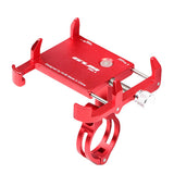 Maxbell Aluminum Alloy Bike Bicycle Holder Handle Phone Mount Handlebar Holder Red