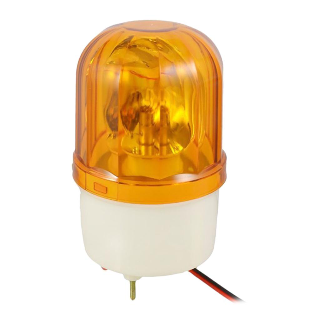 Maxbell LED Signal Rotary Warning Lamp DC24V Beacon Emergency Lighting Traffic 110db yellow
