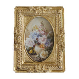 Maxbell Photo Frame Display Holder Ornate Embossed Picture Frame for Hallway Home