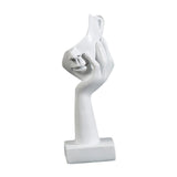 Maxbell Nordic Thinker Statue Half Face Sculpture Abstract Art Figurine for White