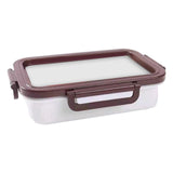 Maxbell Silicone Boxes Food Storage Container Large Case Traveling White 2000ml