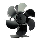 Maxbell 6 Blade Stove Top Fan Heat Powered Fireplace Home Xmas Circulating S
