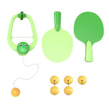 Maxbell Indoor Hanging Table Tennis for Training Accessories Middle Old Age Leisure 6 Balls Green