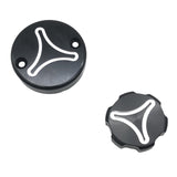Maxbell Front Brake Fluid Reservoir Cap Durable for Ducati Hypermotard 950 1100 Black
