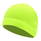 Maxbell Windproof Skull Hat Men Lightweight Winter Beanie for Basketball Hiking Fluorescent Green