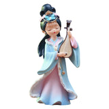 Maxbell Chinese Beauty Statue Table Centerpiece Ornament for Holidays Cafe Bookshelf Wang Zhaojun