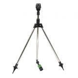 Maxbell Rotating Tripod Sprinkler Automatic Yard Sprinkler for Garden Lawn Household