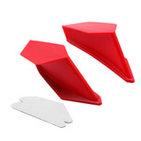 Maxbell 2 Pieces Universal Motorcycle Winglets Accessory for BMW for Ducati Red