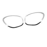 Maxbell 2x Headlight Bezel 51139801573 51139801574 for Mini Cooper R60 Countryman Argent