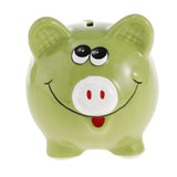 Max Ceramic piggy bank creative piggy bank classmate birthday gift Green