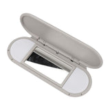 Maxbell Sun Visor Mirror Frame Cover for BMW MINI F55 F56 F60 2015-2022 Gray