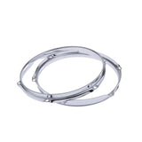 Max Zinc Alloy Die Cast Snare Drum Hoops Parts Accessories 1.5mm 10inch 6 Holes