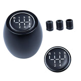 Maxbell Manual Gear Shift Knob Direct Replaces with 8mm 10mm 12mm Adapters Metal Black