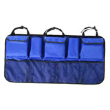 Maxbell Universal Multi Car Rear Seat Bag Net Bag for Pickup Trucks Accessories Blue