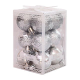 Maxbell 12Pcs Seasonal Decorations Decorative for Office Building Argent