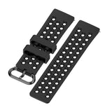 Max Big Quick Release Replaces Watch Band for Fitbit versa 2/1/lite Black