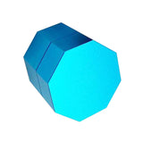 Maxbell Lightweight Pool Cue Chalk Holder Box Aluminum Alloy Cup Practical Tool Blue