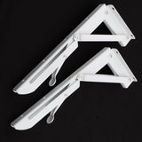Max Folding Movable Triangle Shelf Bracket K Type Spring Steel Bracket  10inch