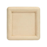 Maxbell Fashion Velvet Square Jewerlry Tray Glasses Holder for Home Stores Closet Khaki S