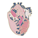 Maxbell Cartoon Brooches Fashion Lapel Pin Casual Crafts for Uniform Bags Holiday Style C