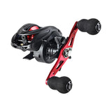 Maxbell High Speed Baitcasting Fishing Reel 6.3:1 Saltwater 8kg Max Drag left red