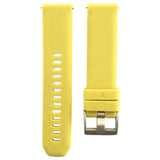 Maxbell 20mm Replacement Silicone Sport Watch Band Strap For Huawei Honour S1 yellow