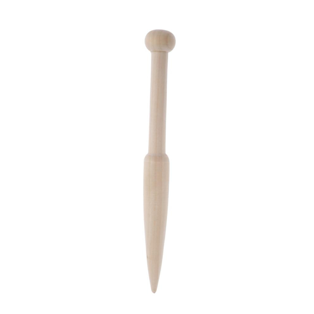 Max wooden weaving knitting shuttle stick needle shuttle DIY tool 165mm 16.5cm