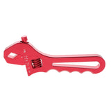 Maxbell AN3 to AN16 Metal Wrench Fitting Tools Spanner Adjustable Fitting Kit Red