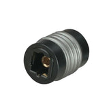 Maxbell For Toslink Digital Optical Audio Cable Coupler Joiner Extender Adapter 2 Female Ports