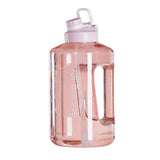 Maxbell Portable Water Bottle Marker Wide Mouth Drinking for sports Running 1500ml Pink