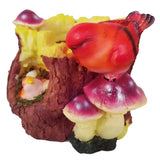 Max Maxb Red Bird Tree Head Bonsai Succulent Miniascape Holder Pot Plant Flower pot