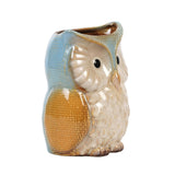 Maxbell Owl Vase Flower Pot Ornament Owl Plant Pot Pen Holder Table Organizer