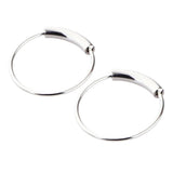 Max 2pcs Nose Ring Nose Hoop Tragus Helix Ear Piercing Steel Ring 8mm Silver