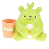 Maxbell Cartoon Cotyledon Piggy Bank Pen Holder Coin Money Box Figurine Home Decor