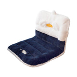 Maxbell Cute Chair Seat Cushion Waist Rest Cushion Desk Chair Cushion Blue and White