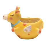 Max Resin Flowerpot Cartoon Succulent Plant Flowerpot Home Table Decor Giraffe