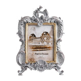 Maxbell Retro Style Photo Frame Ornate Resin Picture Frame for Bedroom Hallway Decor 6inches