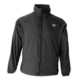 Maxbell Outdoor Men Women Packable Waterproof Quick Dry Hooded Jacket Black L
