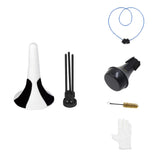 Maxbell 6 in 1 Trumpet Maintenance Cleaning Tool kit Trumpet Accessory  White