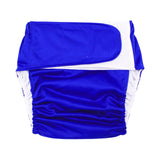 Maxbell Washable Adult Cloth Diapers Waterproof Adult Diaper Cover Seniors Women Men Dark blue