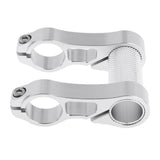 Maxbell Adjustable Folding Bike Bicycle Cycling Handlebar Extender Stem Mount Silver