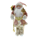 Maxbell Santa Figurine Standing Santa Doll Toy Christmas Ornaments for Collection StyleJ