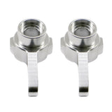 Maxbell Aluminum Steering Hub Carrier for 1/12 MN-D90 MN-99 MN-91 FJ-45 silver